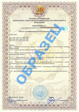Приложение 1 Песьянка Сертификат ГОСТ РВ 0015-002